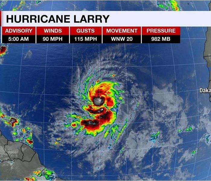Hurricane Larry Forming