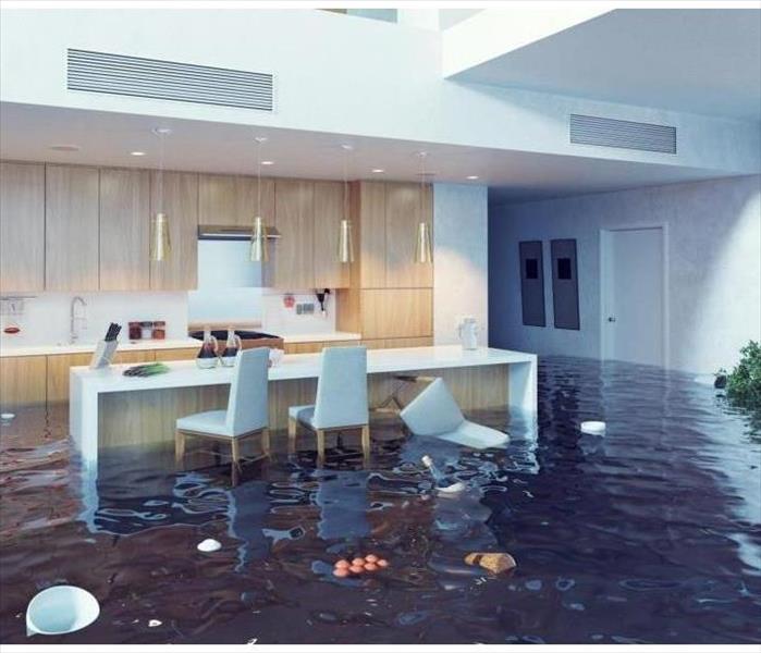Water Damage in Office